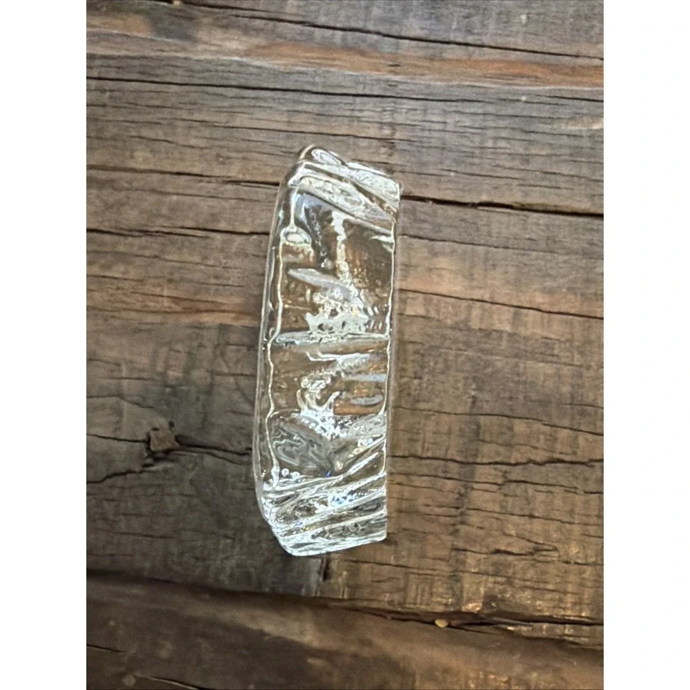Vintage Little Gallery by Hallmark Lead Crystal Austria Paperweight Life Flower